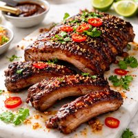 Savory Spicy and Sweet Baby Back Ribs