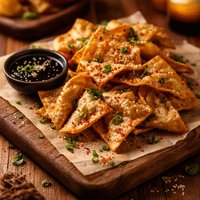 Savory Wonton Chips