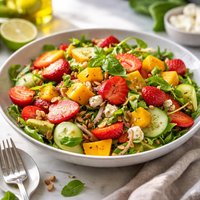 Savoury Mango Strawberry Salad Australia