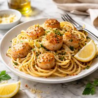 Scallop and Lemon Spaghetti