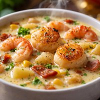 Scallop and Shrimp Chowder