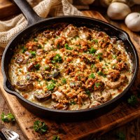 Scalloped Mushrooms Ala Jeff