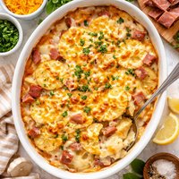 Scalloped Potatoes and Ham with Cheese