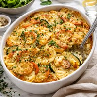 Scalloped Potatoes and Vegetables