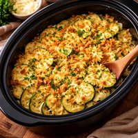 Scalloped Zucchini Crock Pot