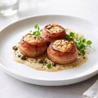 Scallops and Bacon Dijon Red Lion Inn Style