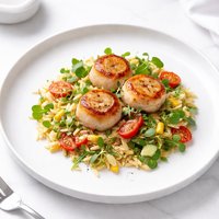Scallops and Pasta Salad