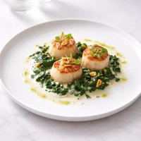 Scallops Florentine