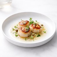 Scallops in Wine