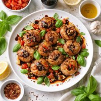 Scallops with Balsamic Vinegar and Basil