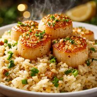 Scallops with Rice