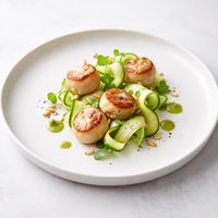 Scallops with Zucchini