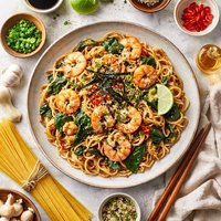 Scampini Spaghettini a La Japonaise