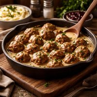 Scandinavian Meatballs and Gravy