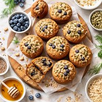 Scandinavian Rye Muffins