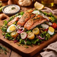 Scandinavian Salmon Salad