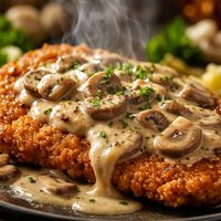 Schnitzel with Mushroom Sauce
