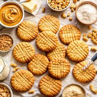School Cafeteria Peanut Butter Cookies