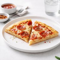 School Cafeteria Pourable Pizza Crust