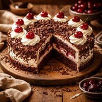 Schwarzwaelder Torte Black Forest Cake
