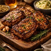 Schweinebraten Marinated Pork Loin Chops