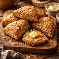 Scottish Buttermilk Steel Cut Oat Scones