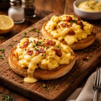 Scrambled Eggs Benedict