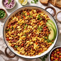 Scrambled Eggs with Chorizo