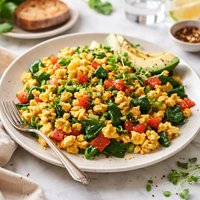 Scrambled Eggs with Vegetables