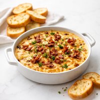 Scrumptious Hot Cheesy Bacon Dip