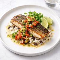 Sea Bass Cuban Style