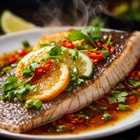 Sea Bass with Citrus and Soy
