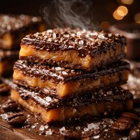 Sea Salted Coffee Toffee Bars