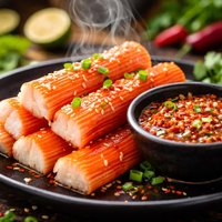 Seafood Crab Sticks with Chilli Sauce