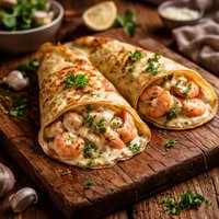 Seafood Crepes