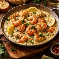 Seafood in Lemon Cream Sauce