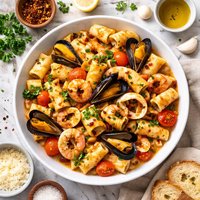 Seafood Rigatoni