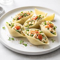 Seafood Salad Stuffed Shells