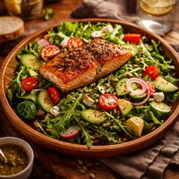 Seared Salmon Salad