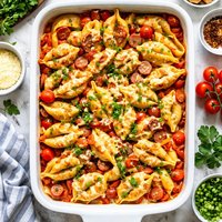Seashell Hot Dog Bake