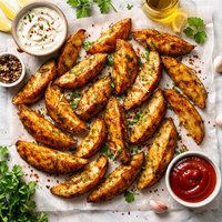 Seasoned Baked Potato Wedges
