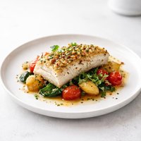 Seasoned Cod Fillet Casserole