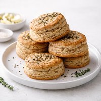 Seasoned Whole Wheat Buttermilk Biscuits