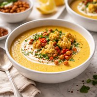 Secret Ingredient Curried Cauliflower Soup