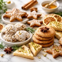 Selection of Spiced Tea Cookies