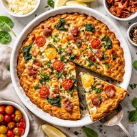 Self Crusting Quiche