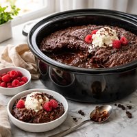 Self Saucing Chocolate Pudding Slow Cooker