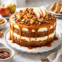 Semi Homemade Caramel Apple Cake