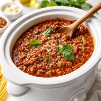 Semi Homemade Crock Pot Spaghetti Sauce