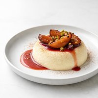 Semolina Pudding W Spiced Plums